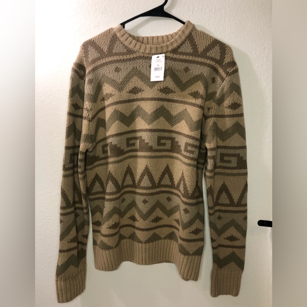 *NEW* never worn with tags men’s vintage knit sweater from cotton on